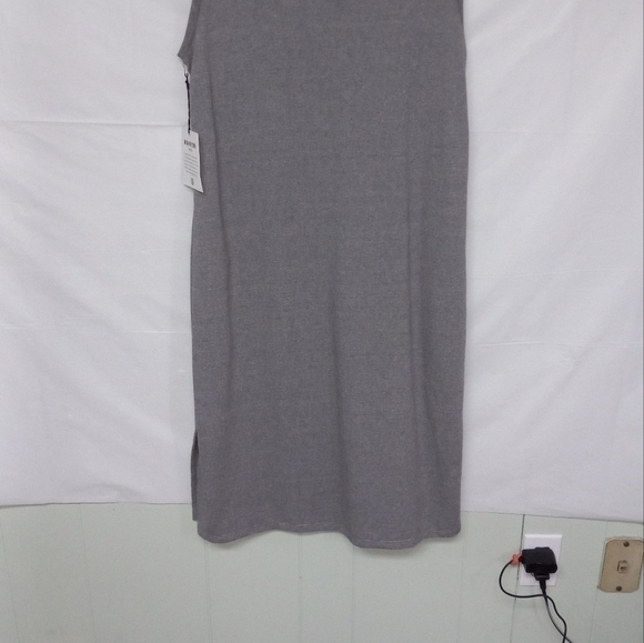 NWT MOHNTON DRESS WOMENS SZ LARGE SLEEVELESS GRAY - Picture 5 of 8